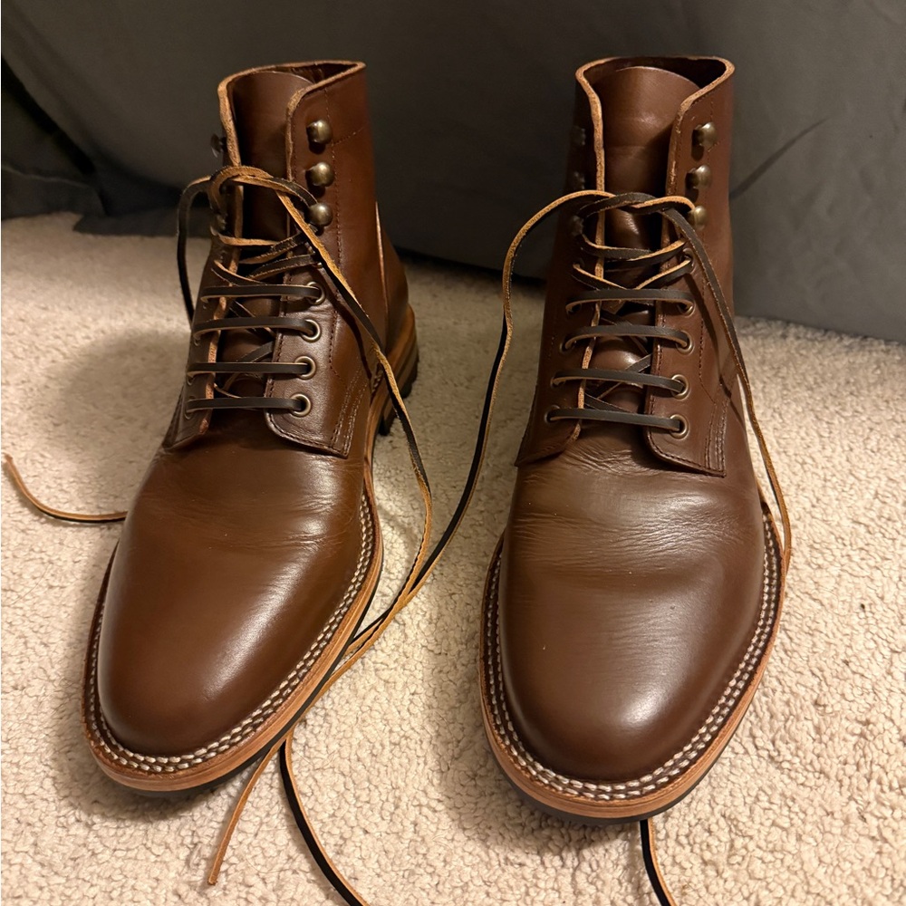 Parkhurst THE ALLEN STITCHDOWN - CARAMEL TEACORE VEG TAN (618)
